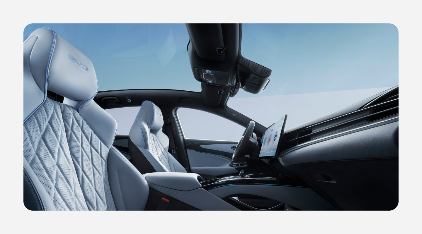 BYD SEAL Sportowe siedzenia